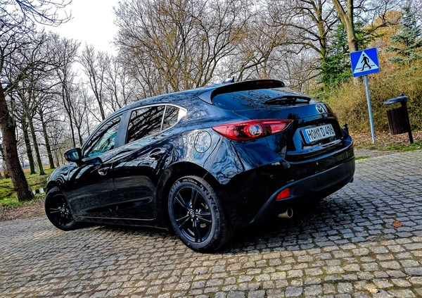 Mazda 3 cena 47700 przebieg: 169000, rok produkcji 2014 z Poznań małe 56